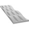 Ekena Millwork 6inW x 24inH x 1inT  EdgeCraft Erie Style Seamless Wall Tile WPPVC06X24EER - alternate 5
